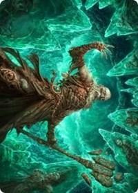Magic: The Gathering MTG Single Draugr Necromancer Art Card [Kaldheim: Art Series]