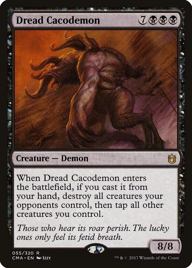 Magic: The Gathering MTG Single Dread Cacodemon [Commander Anthology]