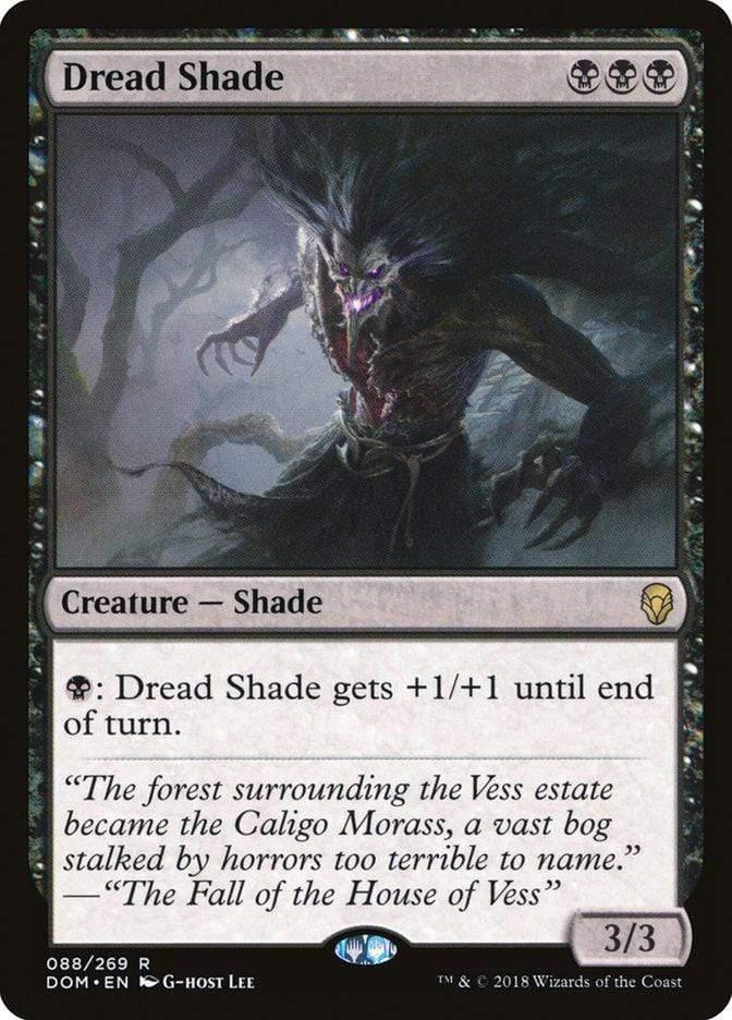 Magic: The Gathering MTG Single Dread Shade [Dominaria]