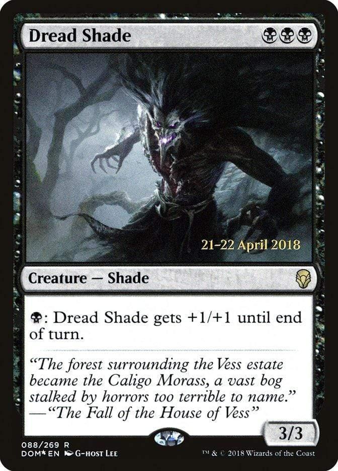 Magic: The Gathering MTG Single Dread Shade  [Dominaria Prerelease Promos]