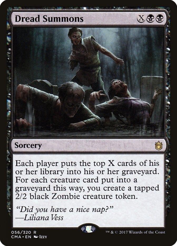 Magic: The Gathering MTG Single Dread Summons [Commander Anthology]