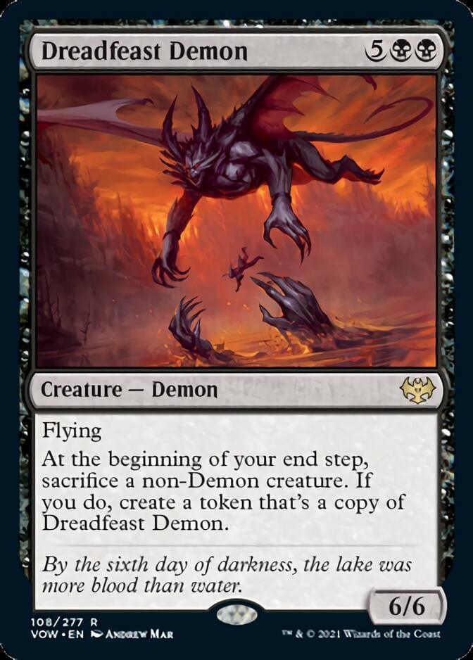 Magic: The Gathering MTG Single Dreadfeast Demon [Innistrad: Crimson Vow]