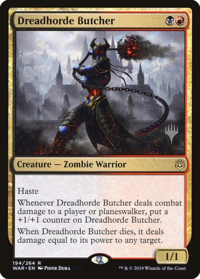 Magic: The Gathering MTG Single Dreadhorde Butcher (Promo Pack) [War of the Spark Promos]