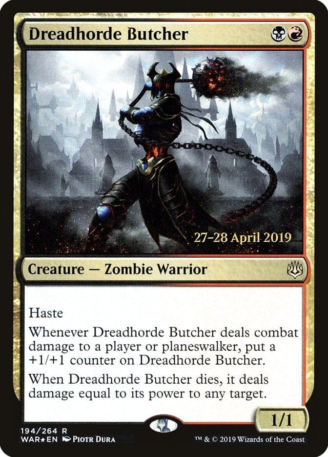 Magic: The Gathering MTG Single Dreadhorde Butcher  [War of the Spark Prerelease Promos]