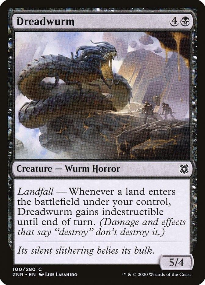 Magic: The Gathering MTG Single Dreadwurm [Zendikar Rising]