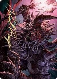 Magic: The Gathering MTG Single Dream Devourer Art Card (Gold-Stamped Signature) [Kaldheim: Art Series]
