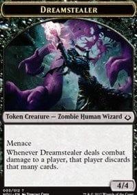 Magic: The Gathering MTG Single Dreamstealer // Warrior Double-sided Token [Hour of Devastation]