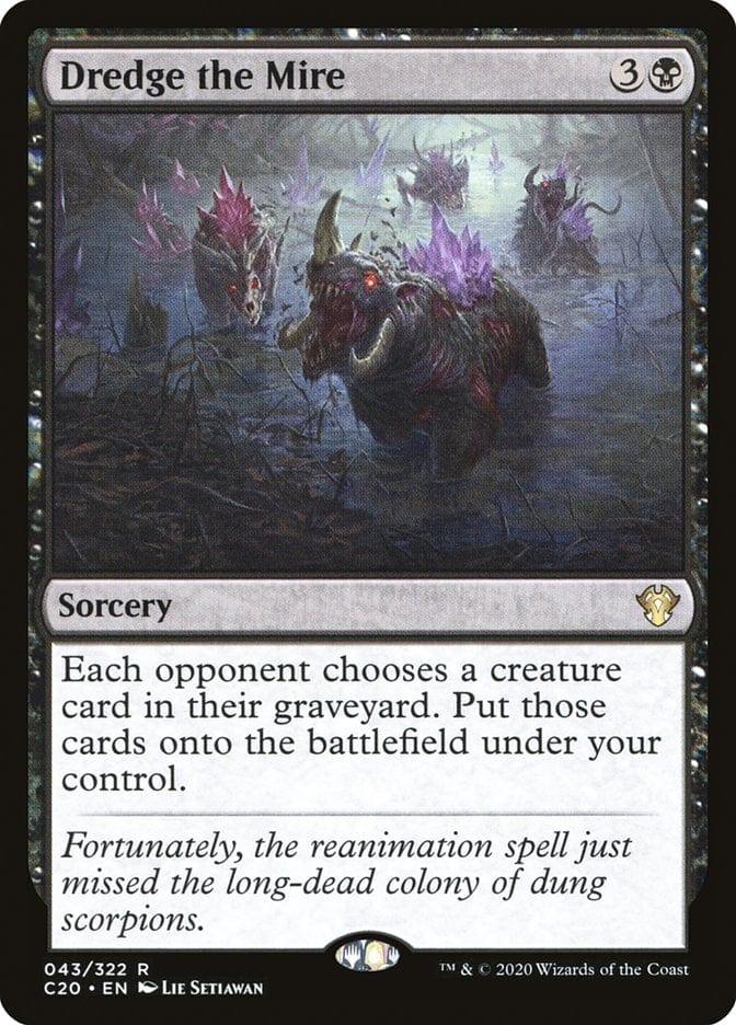 Magic: The Gathering MTG Single Dredge the Mire [Commander 2020]