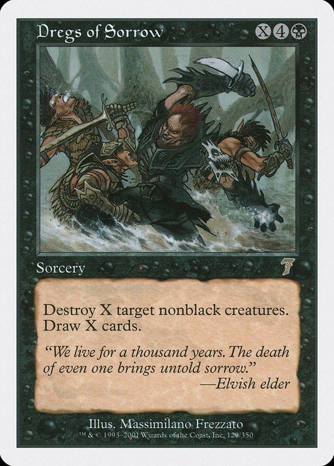 Magic: The Gathering MTG Single Dregs of Sorrow [Seventh Edition]