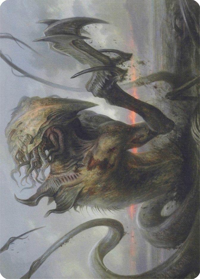 Magic: The Gathering MTG Single Dregscape Sliver // Dregscape Sliver [Modern Horizons Art Series]