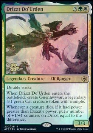 Magic: The Gathering MTG Single Drizzt Do'Urden [Dungeons & Dragons: Adventures in the Forgotten Realms Prerelease Promos]