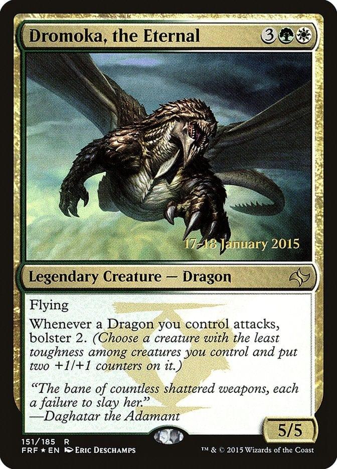 Magic: The Gathering MTG Single Dromoka, the Eternal  [Fate Reforged Prerelease Promos]