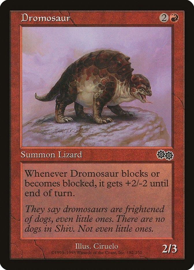 Magic: The Gathering MTG Single Dromosaur [Urza's Saga]