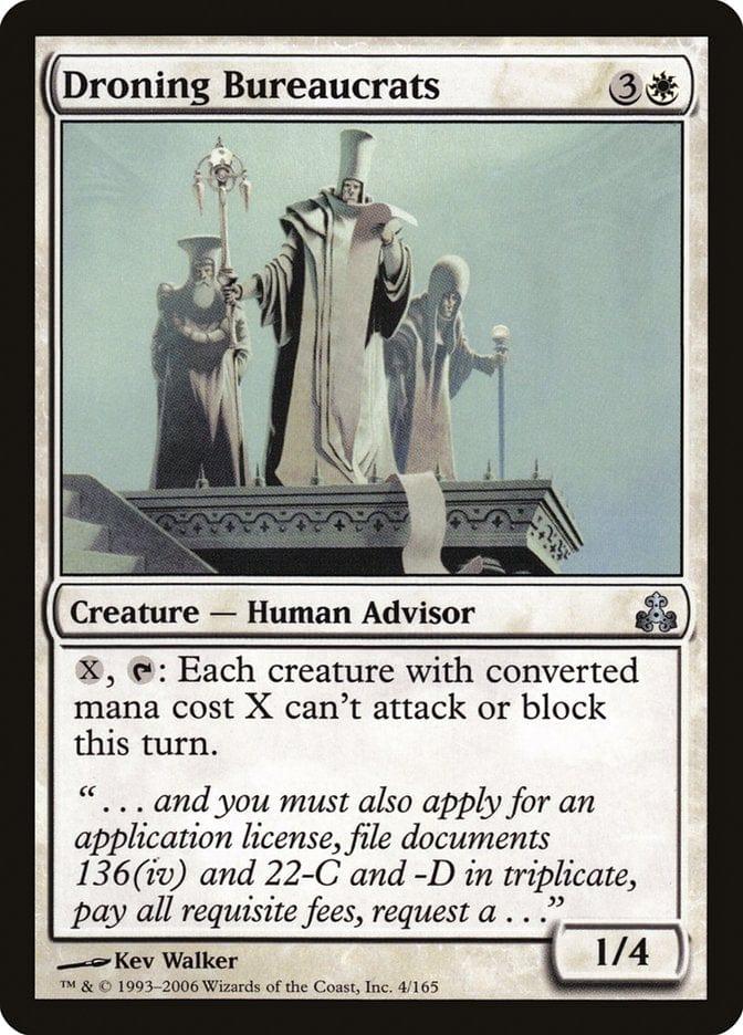 Magic: The Gathering MTG Single Droning Bureaucrats [Guildpact]