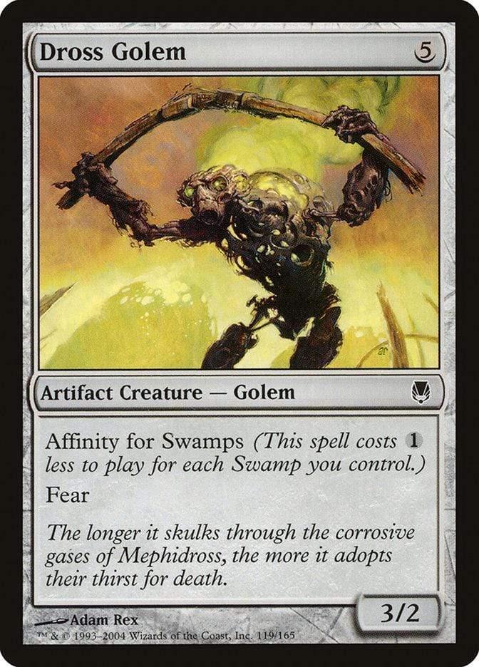 Magic: The Gathering MTG Single Dross Golem [Darksteel]
