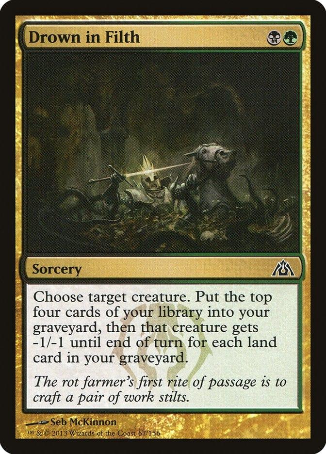 Magic: The Gathering MTG Single Drown in Filth [Dragon's Maze]
