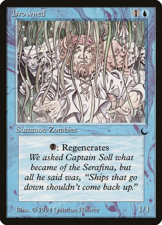Magic: The Gathering MTG Single Drowned [The Dark]