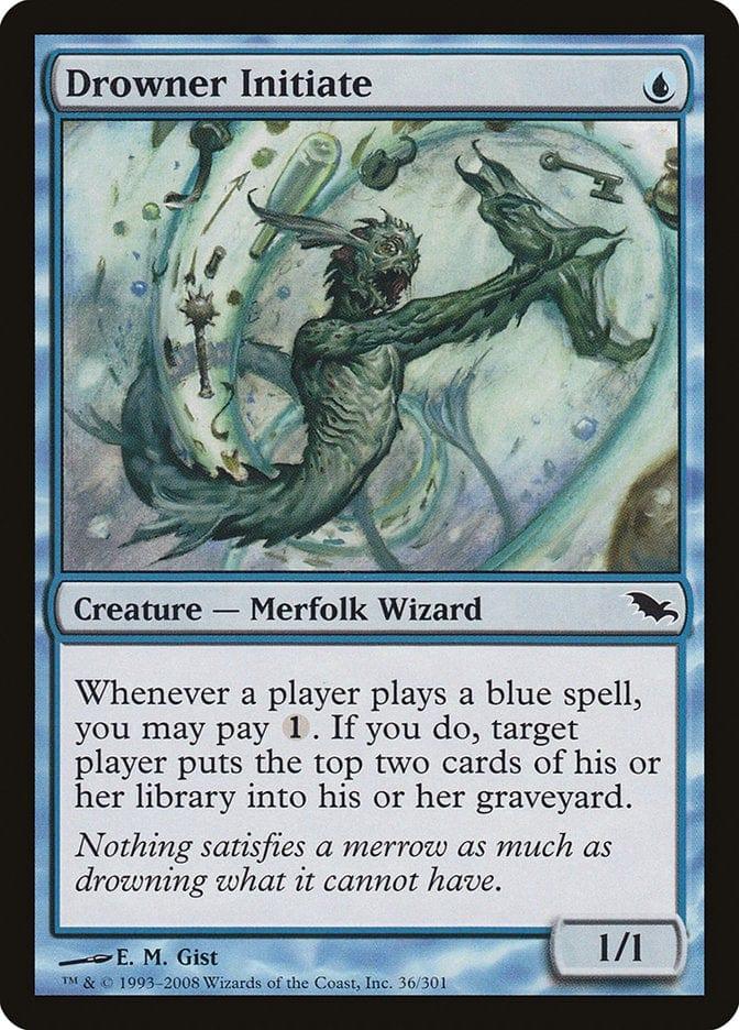 Magic: The Gathering MTG Single Drowner Initiate [Shadowmoor]