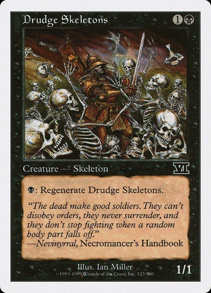 Magic: The Gathering MTG Single Drudge Skeletons [Classic Sixth Edition]