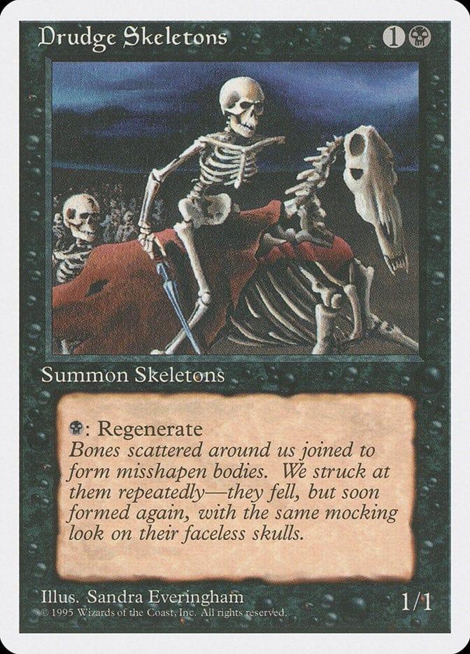 Magic: The Gathering MTG Single Drudge Skeletons [Fourth Edition]