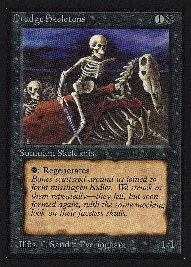Magic: The Gathering MTG Single Drudge Skeletons [International Collectors’ Edition]