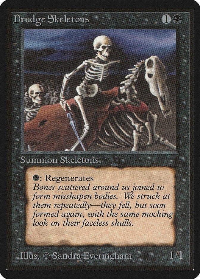 Magic: The Gathering MTG Single Drudge Skeletons [Limited Edition Beta]