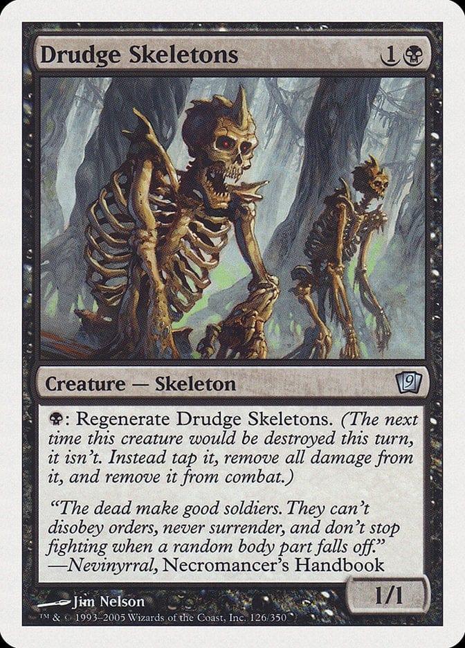 Magic: The Gathering MTG Single Drudge Skeletons [Ninth Edition]