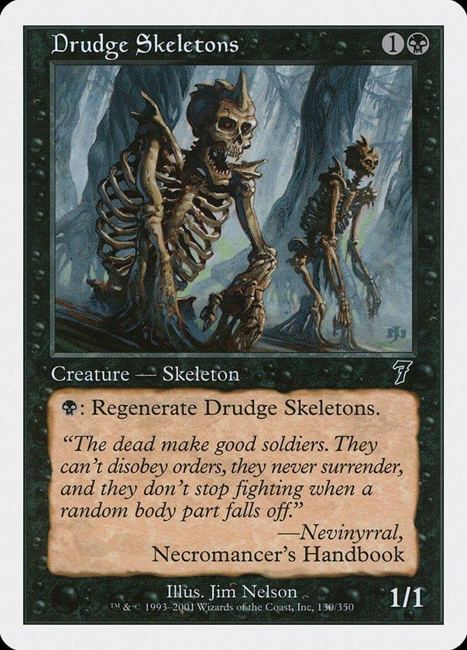 Magic: The Gathering MTG Single Drudge Skeletons [Seventh Edition]