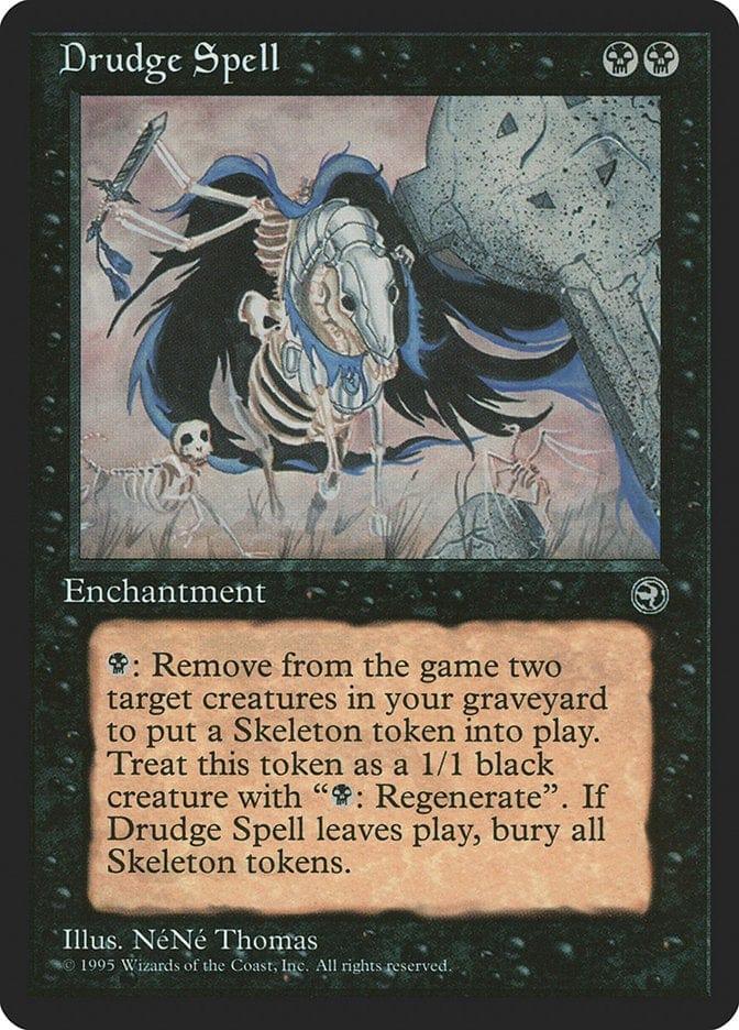 Magic: The Gathering MTG Single Drudge Spell [Homelands]