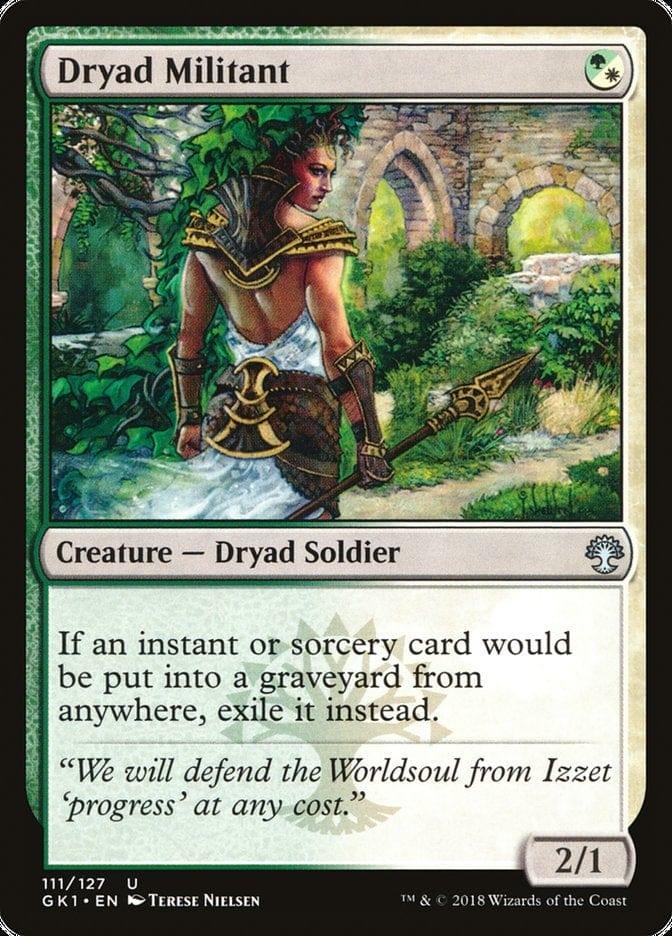 Magic: The Gathering MTG Single Dryad Militant [Guilds of Ravnica Guild Kit]