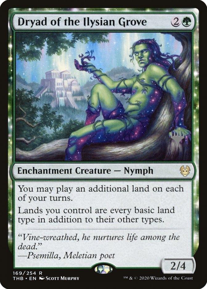 Magic: The Gathering MTG Single Dryad of the Ilysian Grove (Promo Pack) [Theros Beyond Death Promos]