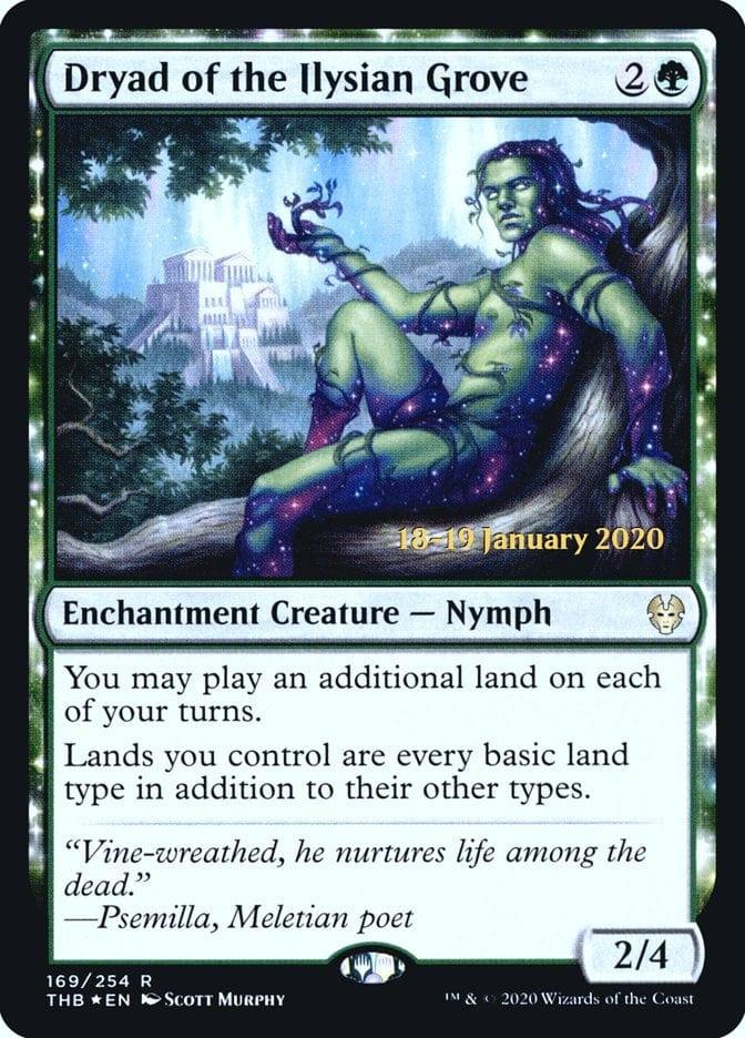 Magic: The Gathering MTG Single Dryad of the Ilysian Grove [Theros Beyond Death Prerelease Promos]