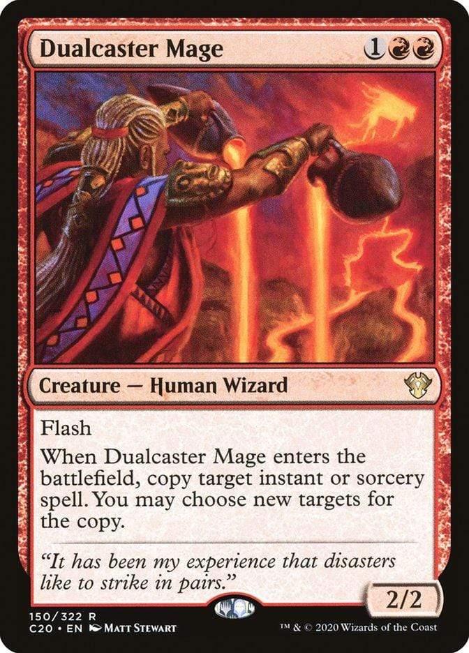 Magic: The Gathering MTG Single Dualcaster Mage [Commander 2020]