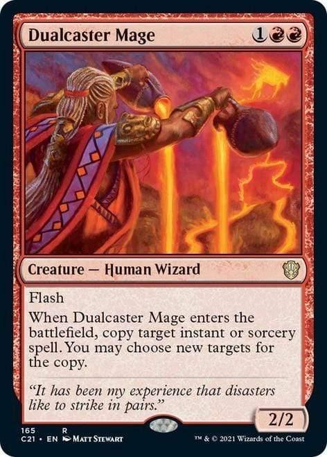 Magic: The Gathering MTG Single Dualcaster Mage [Commander 2021]