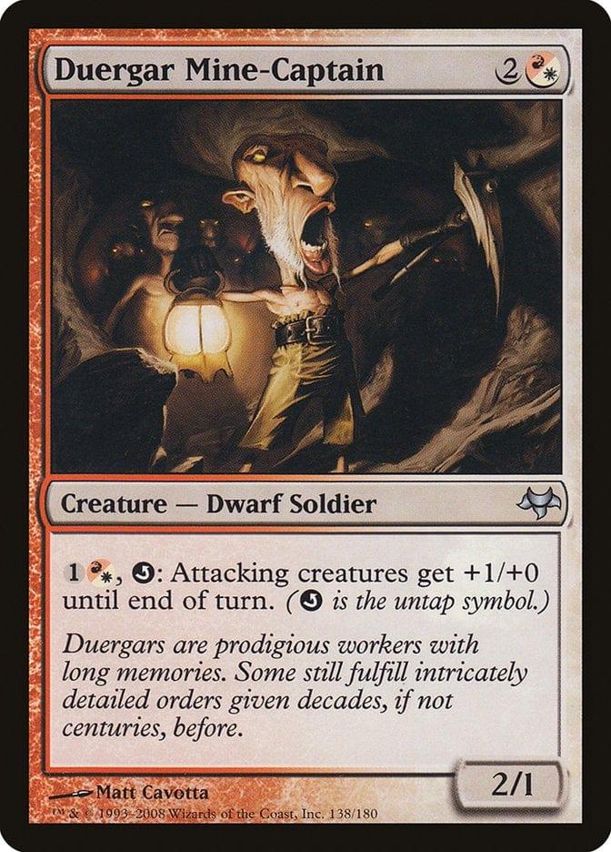 Magic: The Gathering MTG Single Duergar Mine-Captain [Eventide]