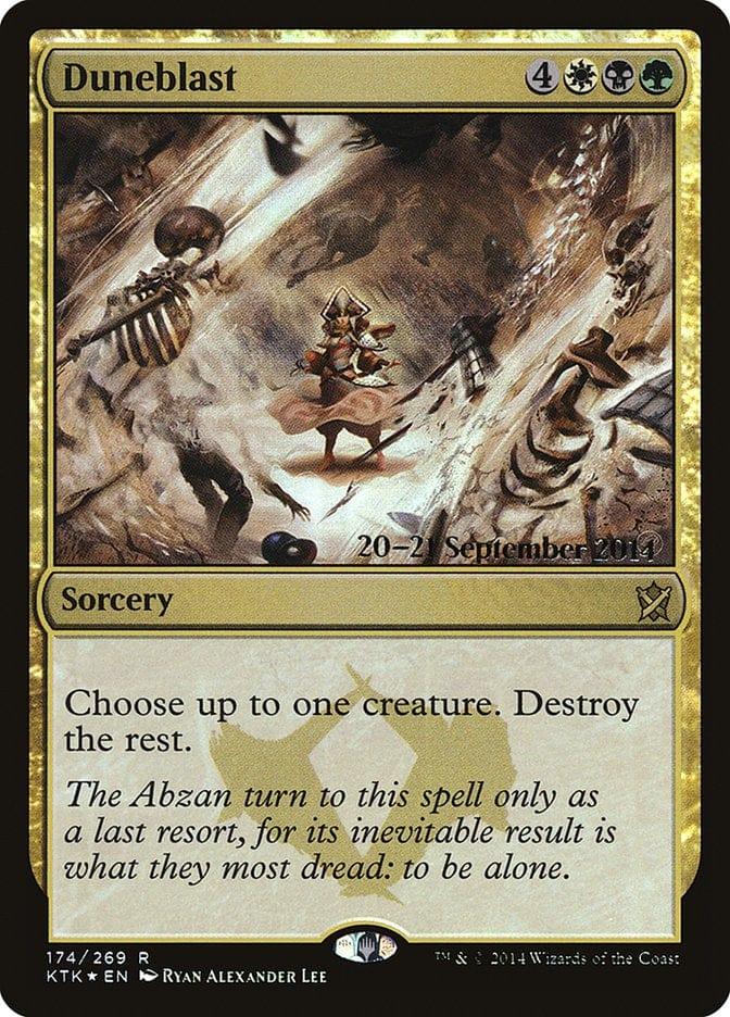 Magic: The Gathering MTG Single Duneblast  [Khans of Tarkir Prerelease Promos]