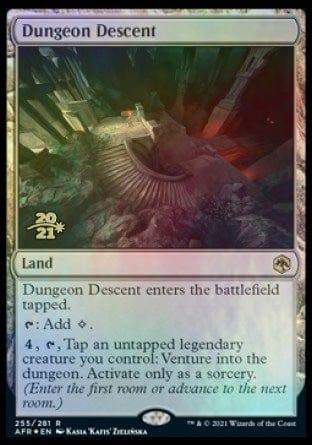 Magic: The Gathering MTG Single Dungeon Descent [Dungeons & Dragons: Adventures in the Forgotten Realms Prerelease Promos]