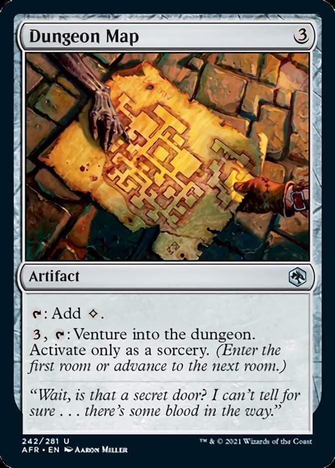 Magic: The Gathering MTG Single Dungeon Map [Dungeons & Dragons: Adventures in the Forgotten Realms]