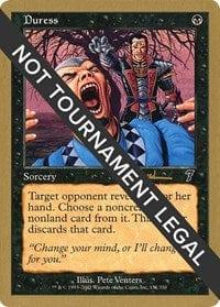 Magic: The Gathering MTG Single Duress - 2001 Antoine Ruel (7ED) [World Championship Decks]