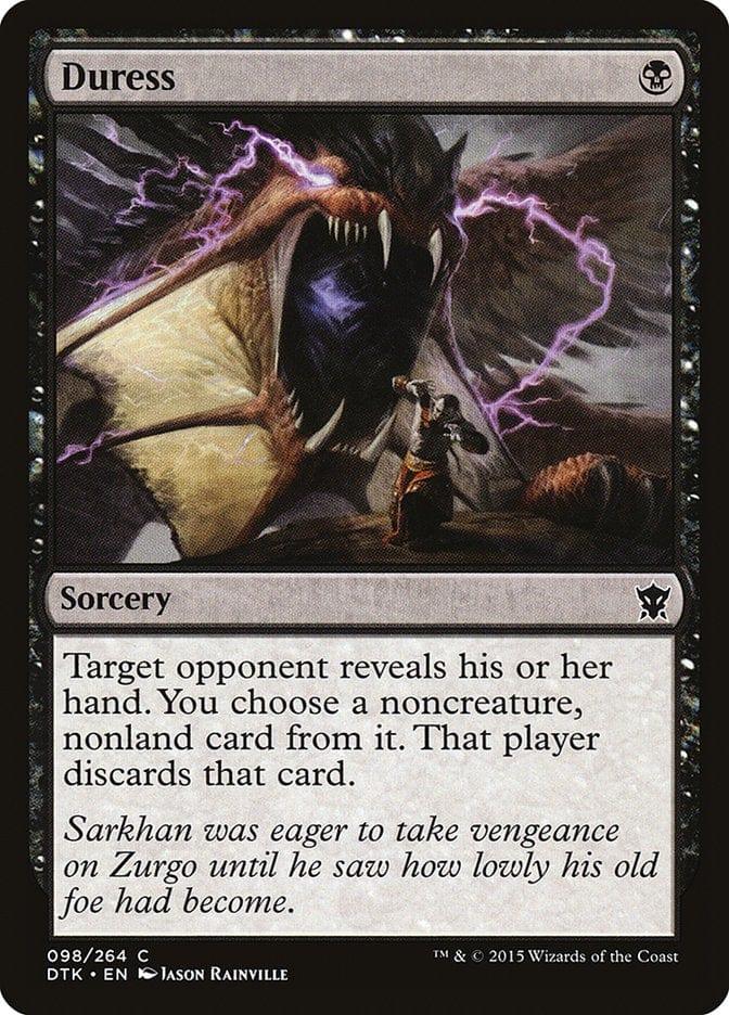 Magic: The Gathering MTG Single Duress [Dragons of Tarkir]