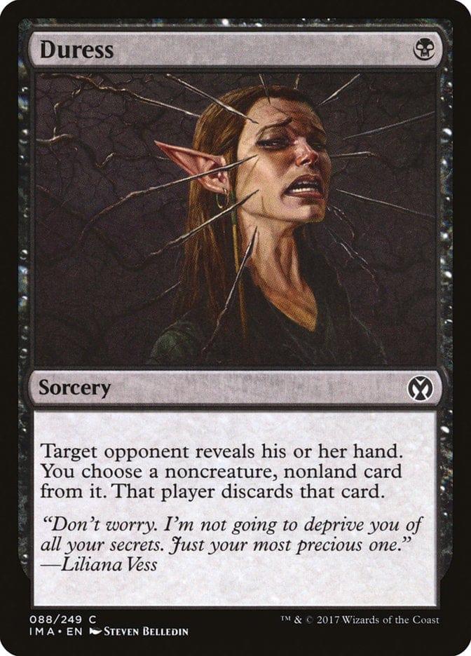 Magic: The Gathering MTG Single Duress [Iconic Masters]