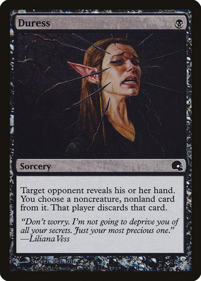 Magic: The Gathering MTG Single Duress [Premium Deck Series: Graveborn]