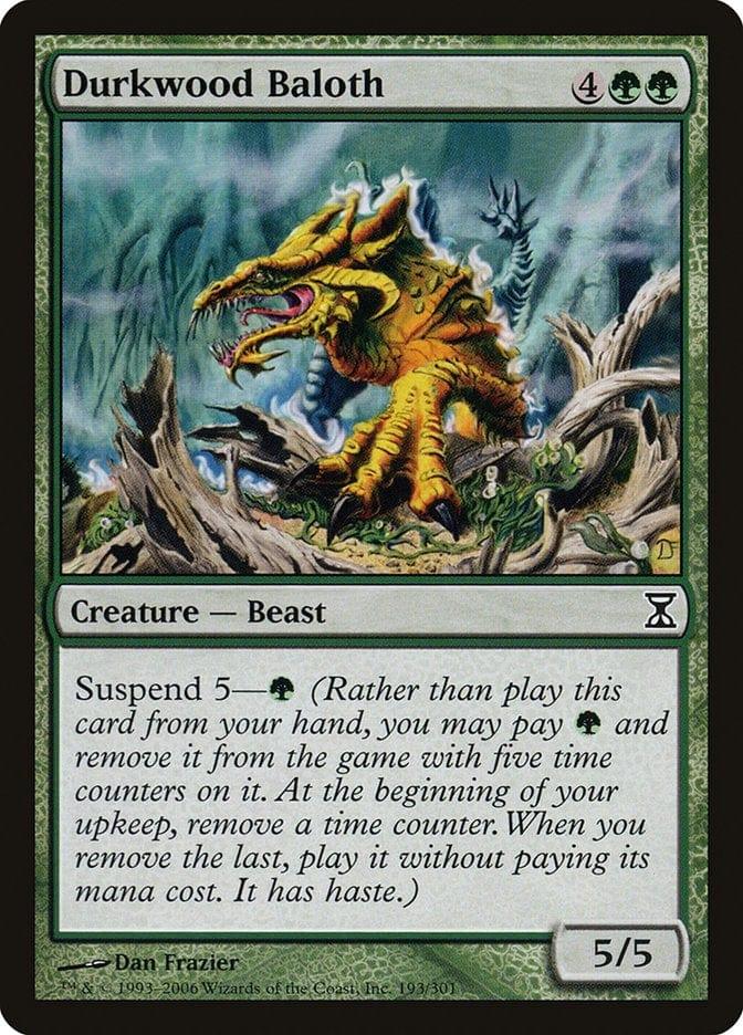 Magic: The Gathering MTG Single Durkwood Baloth [Time Spiral]
