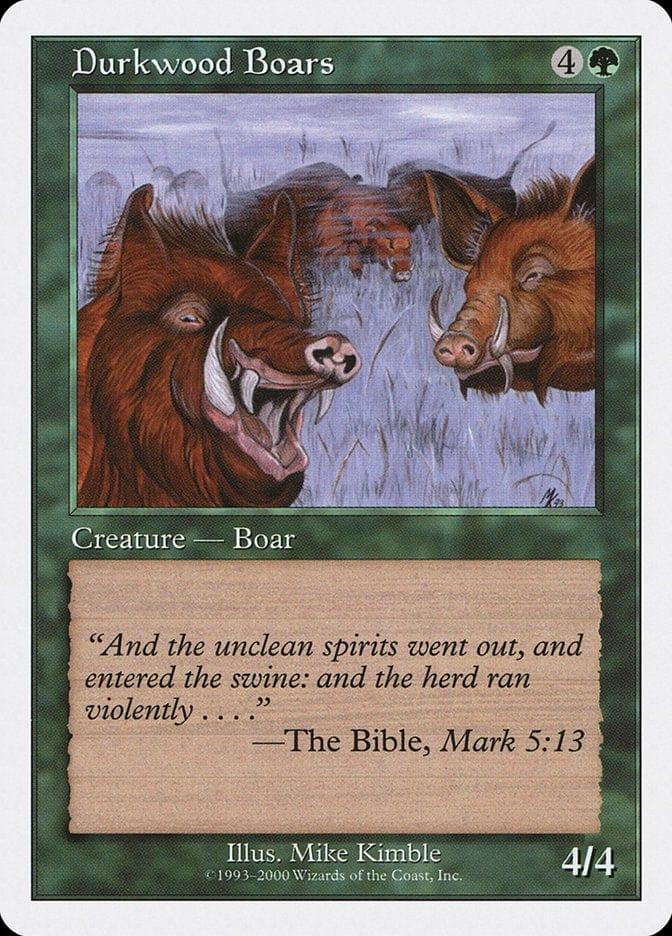 Magic: The Gathering MTG Single Durkwood Boars [Starter 2000]