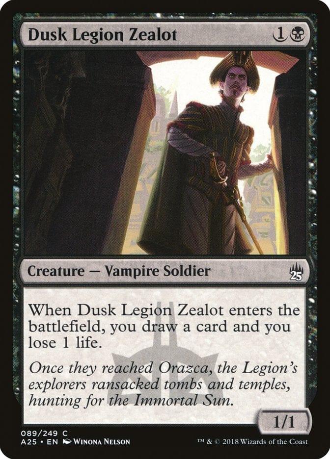 Magic: The Gathering MTG Single Dusk Legion Zealot [Masters 25]