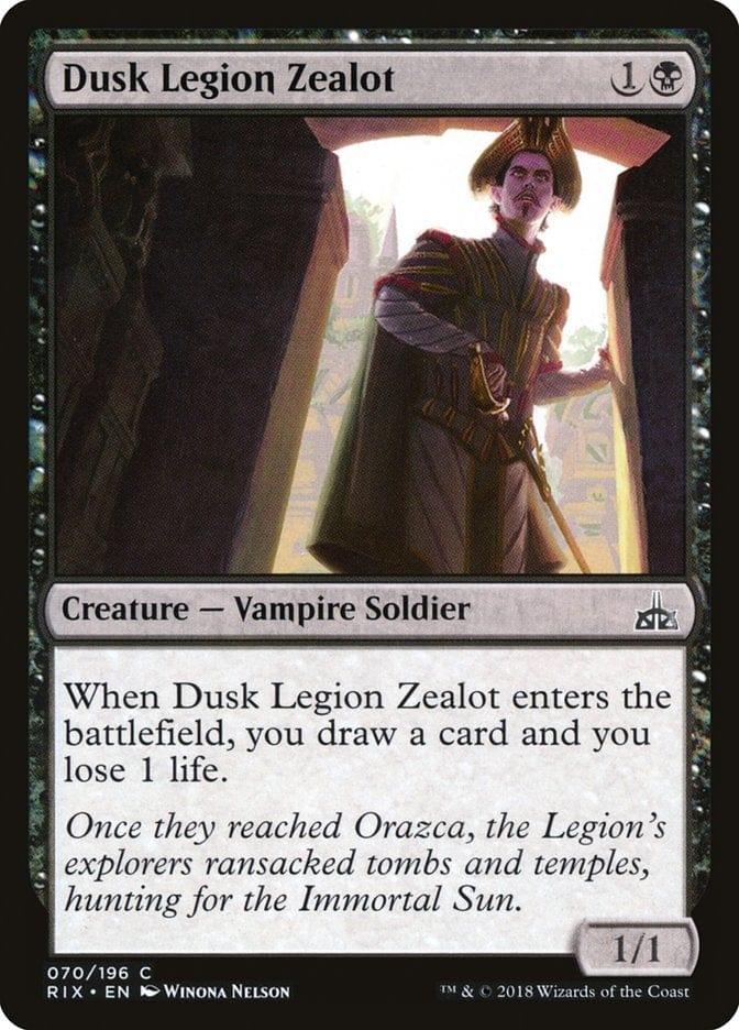Magic: The Gathering MTG Single Dusk Legion Zealot [Rivals of Ixalan]