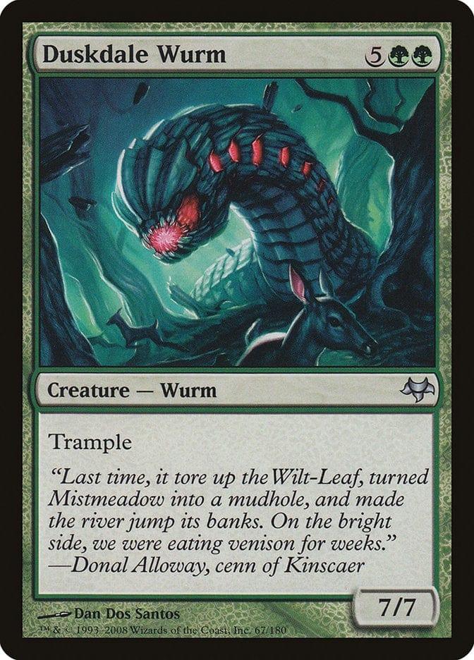 Magic: The Gathering MTG Single Duskdale Wurm [Eventide]