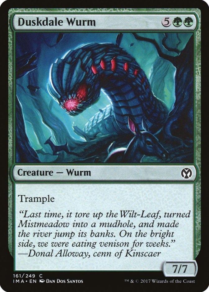 Magic: The Gathering MTG Single Duskdale Wurm [Iconic Masters]