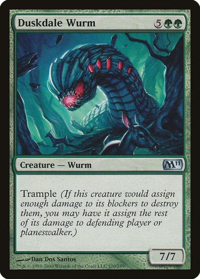 Magic: The Gathering MTG Single Duskdale Wurm [Magic 2011]