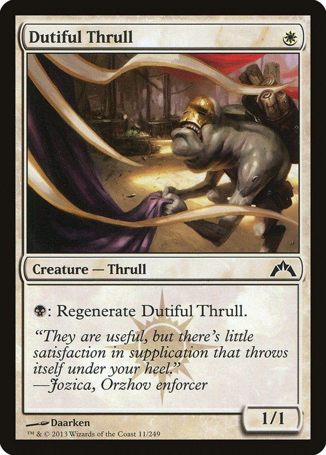 Magic: The Gathering MTG Single Dutiful Thrull [Gatecrash]